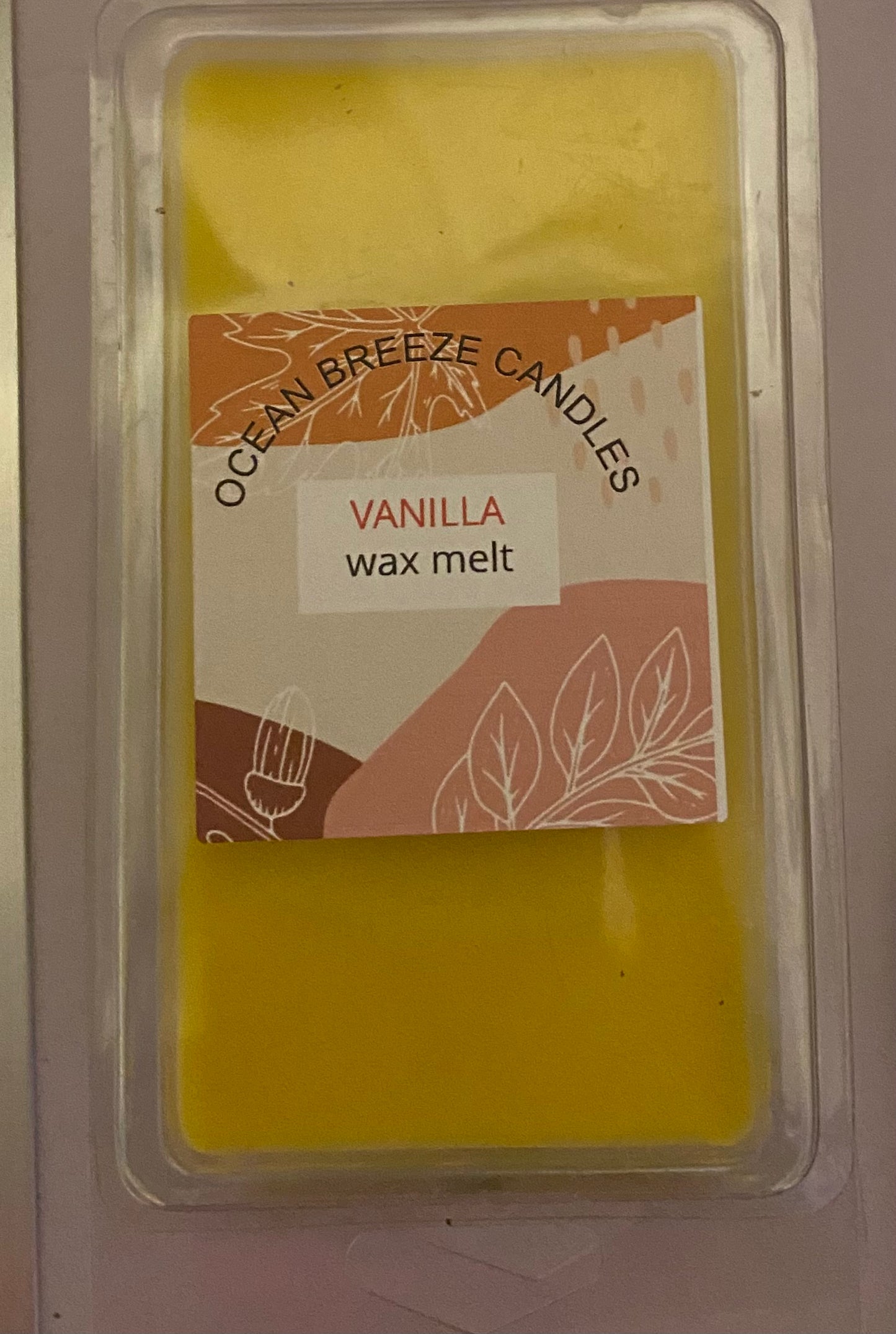 Vanilla wax melt