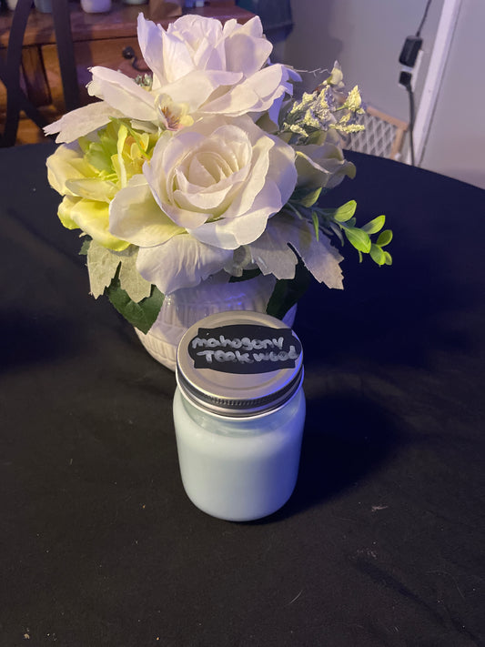 Mahogany teakwood fragrance oil 16oz candle