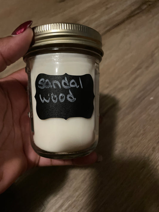 8oz Sandalwood fragrance candle