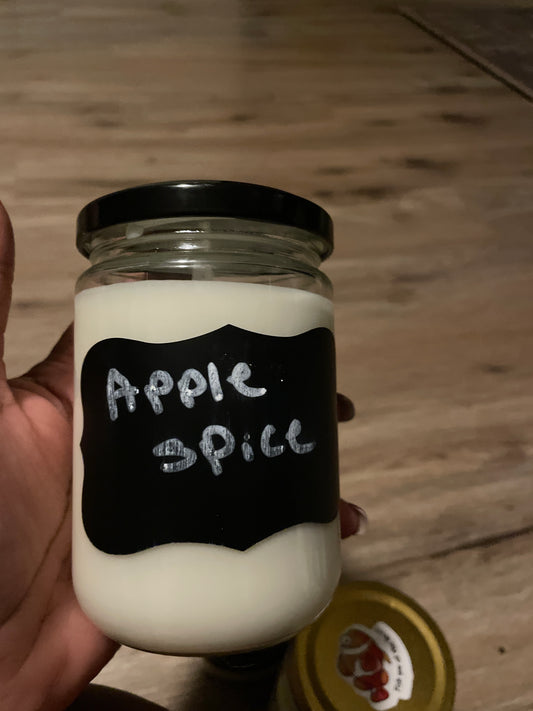 12oz apple spice fragrance candle