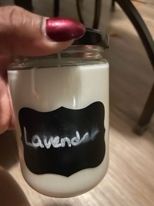 12oz lavender scented candle